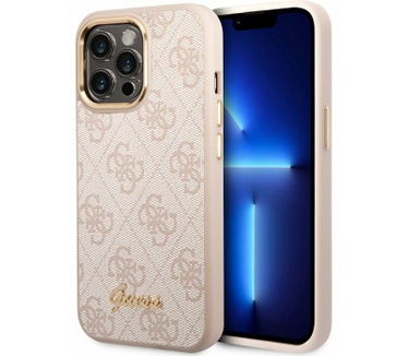 Guess 4G Back Case - Apple iPhone 14 Pro (6.1") - Roze Roze
