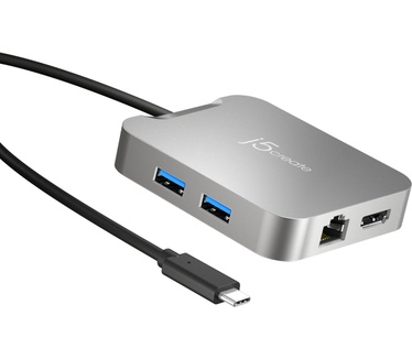 j5create JCD391-N 4K60 Elite USB-C® PD Multi-Port Adapter