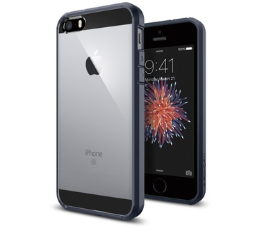 Spigen Ultra Hybrid Apple iPhone SE Case Grijs