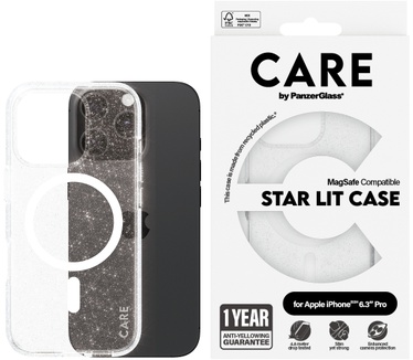 PanzerGlass CARE by PG White MagS iPhone16 6.3 Pro
