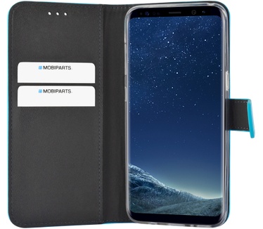 Mobiparts Premium Wallet TPU Case Samsung Galaxy S8 Light Blue