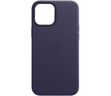 Apple iPhone 12 Pro Max Leather Case (iPhone 12 Pro Max) Paars