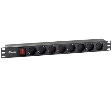 Equip 19" Plastic 8-Bay DIN PDU