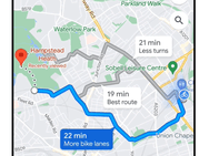 Google Maps features voor fietsers zomer 2022