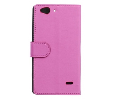 Kees Lederlook Portemonnee Hoesje ZTE Blade S6 - Roze