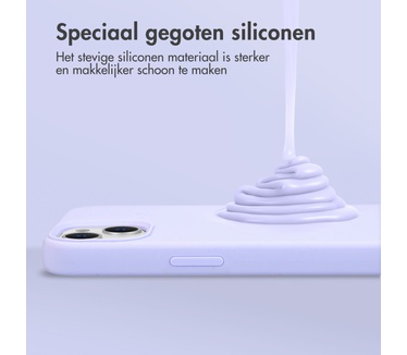Accezz Liquid Silicone Backcover met MagSafe Samsung Galaxy S26 Plus - Paars
