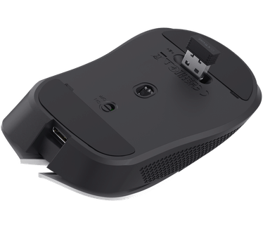 Trust Gaming GXT 923W Ybar Oplaadbare Draadloze Gamingmuis, 200-7200 DPI, Lagere Latentie 2.4GHz, 50 Uren Batterijduur, 69% Gerecycled Plastic, Gaming Mouse RGB voor Laptop, PC, Windows – Wit