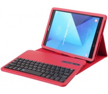 qMust Samsung galaxy Tab S3 9.7 Bluetooth Keyboard Case - Red