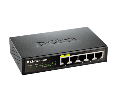 D-Link D-link 5-Port Fast Ethernet PoE Desktop Switch