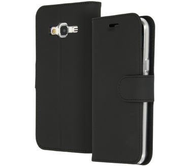 Accezz Wallet Softcase Bookcase Samsung Galaxy J3 / J3 (2016) (Galaxy J3 (2016), Galaxy J3) Zwart