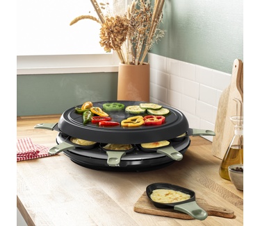 Tefal RE31E8 Raclette Neo Deco Eco Design RE31E8 8-persoons gourmetstel