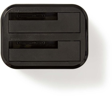 Nedis Hard Disk Docking station Zwart