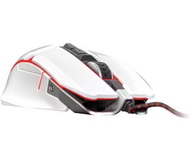 Riotoro Aurox Prism Opt. 10000 DPI RGB Gaming Mouse White
