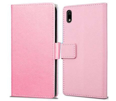 qMust Huawei Y5 2019 Wallet Hoesje Roze