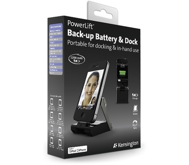 Kensington PowerLift™ Reservebatterij & Dock