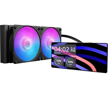 Cooler Master MasterLiquid Core LCD 6" 240 Black ARGB
