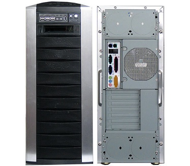 Cooler Master CM Stacker STC-T01 (E-ATX/BTX, Geen PSU, Blauw)