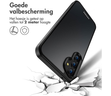 Accezz Rugged Frosted Backcover Samsung Galaxy A34 (5G) - Zwart