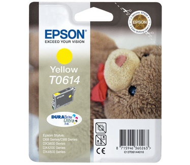 Epson inktpatroon Yellow T0614 DURABrite Ultra Ink