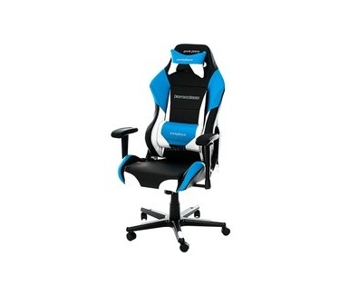 DXRacer Drifting Gaming Chair black/white/blue