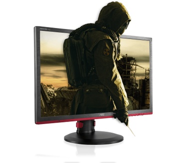 AOC G2460PF Rood, Zwart