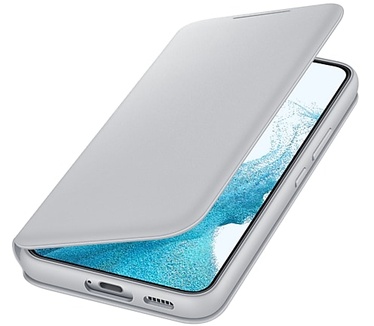Samsung Galaxy S22 (S901) - LED Wallet Case (Galaxy S22) Grijs