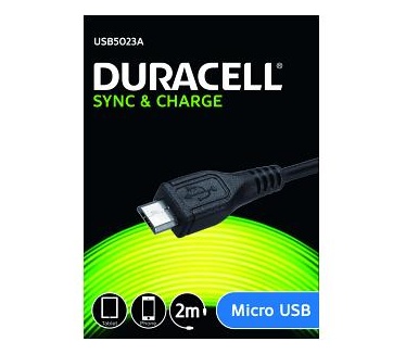 Duracell 2m USB - microUSB