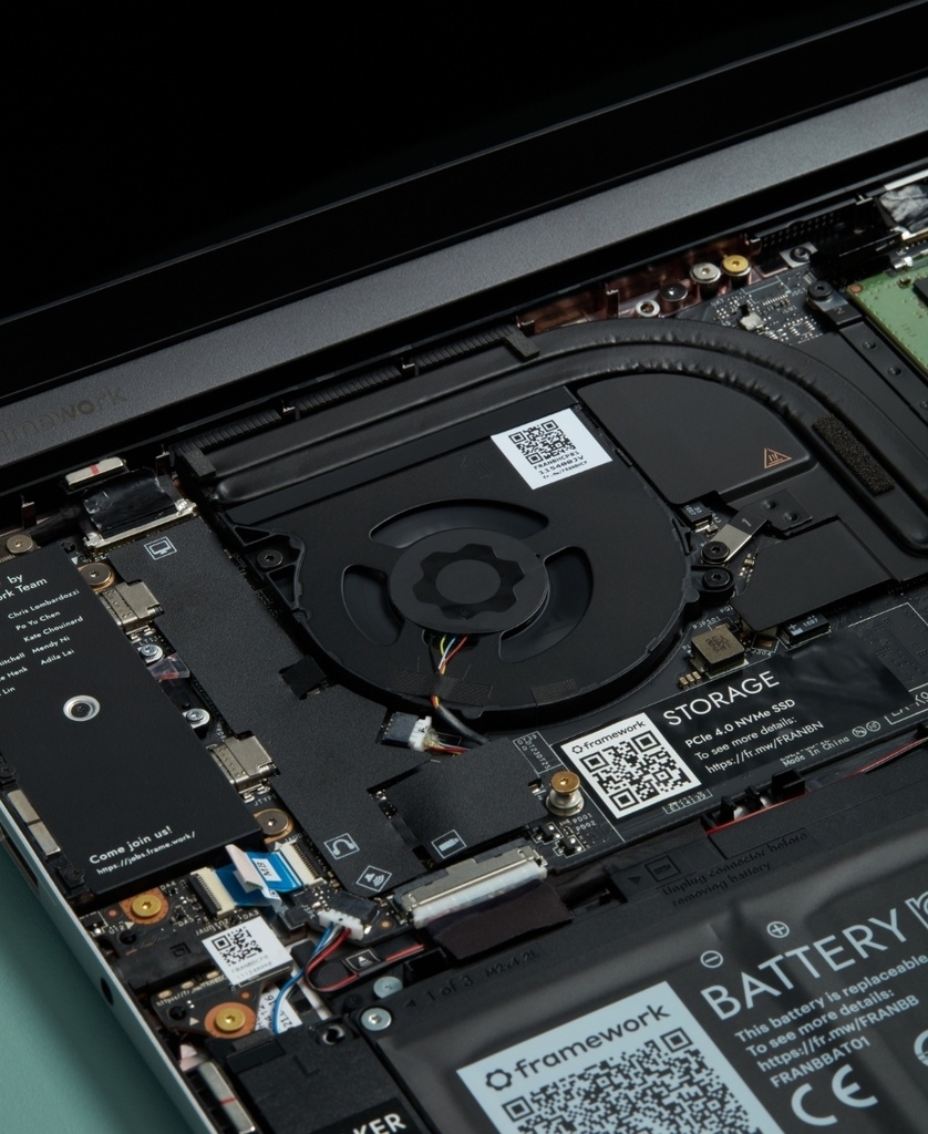 Framework Laptop Heatsink and Fan Kit Kenmerken Tweakers