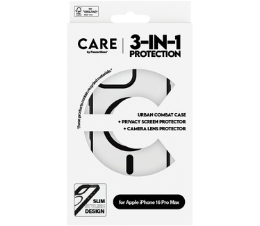PanzerGlass CARE by PanzerGlass® Flagship 3-in-1 Privacy Bundle iPhone 16 Pro Max