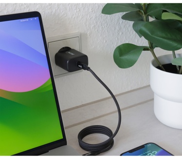 InLine USB PD power supply, GaN charger, Single USB-C, Power Delivery, 65W,
