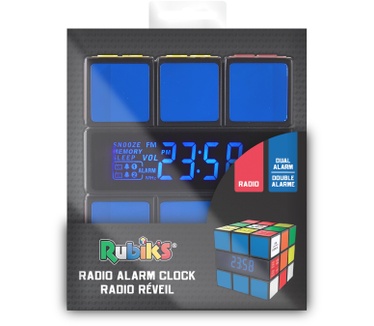 Bigben Interactive Kleurrijke wekker met Rubiks Cube design