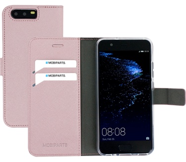 Mobiparts Saffiano Wallet Case Huawei P10 Pink