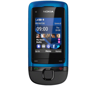 Nokia C2-05 Blauw