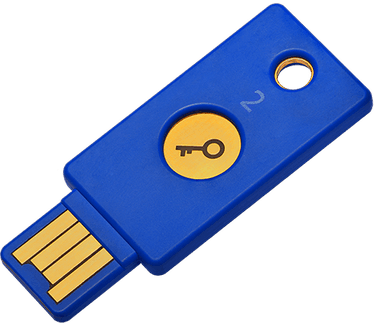 Yubico FIDO2 U2F Security Key