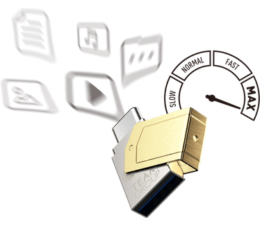 Team Group M161. Capaciteit: 64 GB, USB-versie: USB 3.0 (3.1 Gen 1), USB-connector: Type-A/Type-C. Vormfactor: Draaibaar, Kleur van het product: Goud, Zilver, Veiligheidsfunties: Stofafstotend, Waterproof. Breedte: 12 mm, Diepte: 30 mm, Hoogte: 6,2 mm 64G