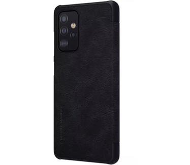 Nillkin Qin PU Leather Book Case - Samsung Galaxy A52 Zwart