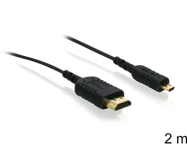 Delock HDMI A - HDMI micro D, 2m