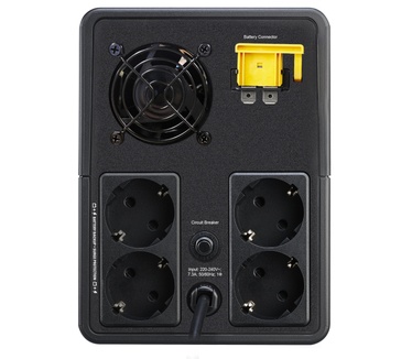 APC Back-UPS BVX1600LI-GR Noodstroomvoeding - 1600VA, 4x stopcontact