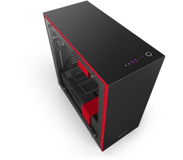 NZXT H700i Rood/Zwart