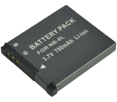 2-Power Digital Camera Battery 3.7V 700mAh