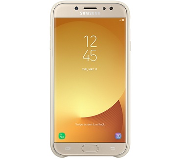 Samsung Galaxy J7 (2017) Dual Layer Cover (Galaxy J7) Goud
