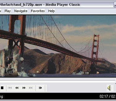 X-men 3 - the last stand trailer in Media Player Classic 6.4.9.0
