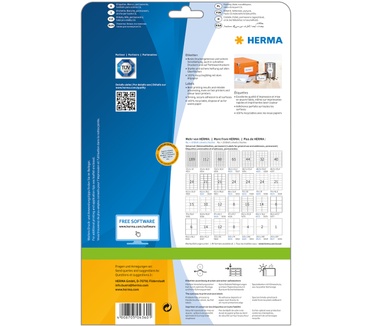 Herma Etiketten wit 70x36 Premium A4 600 st.