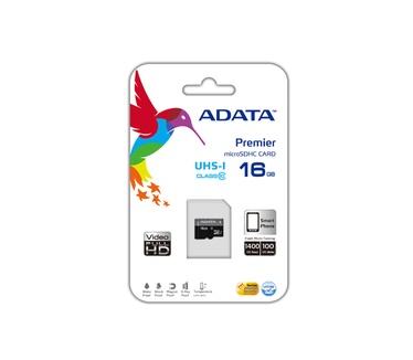 Adata Premier microSDHC UHS-I U1 Class10 16GB