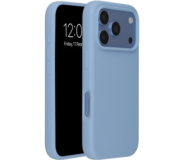 Accezz Liquid Silicone Backcover met MagSafe voor de Apple iPhone 18 Pro / 17 Pro - Lichtblauw