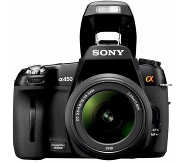 Sony Alpha DSLR-A450L Zwart