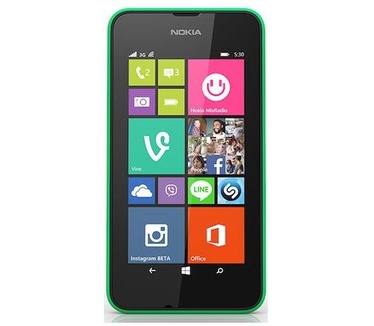 Nokia Lumia 530 Dual-SIM Groen