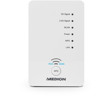 Medion ® Dual-Band AC WiFi versterker P85039
