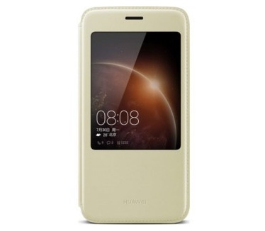 Huawei G8 View Flip Cover - Gold