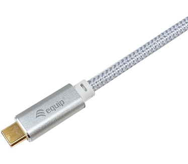 Equip 128360 USB 3.2 Gen 2 C naar C kabel, M/M, 3.0m, PD 100W, 4K/60Hz, 10Gbps, Wit